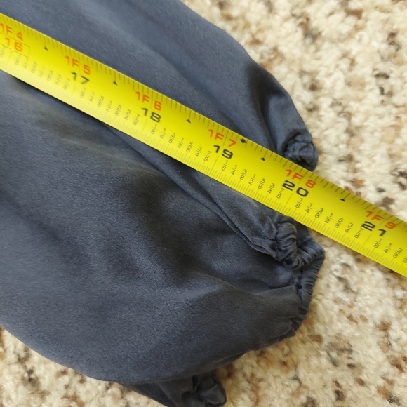 BCBG Max Azria Blue 100% Silk Babydoll Dress - Size Small DAMAGED - Picture 7 of 14